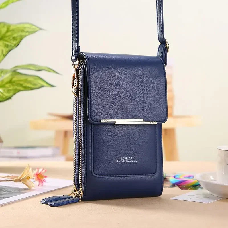 🔥Final 3 Hours: 60% OFF LOVILDS™2026 Trendy Minimalist Elegant Women's Touchscreen Crossbody Phone Wallet