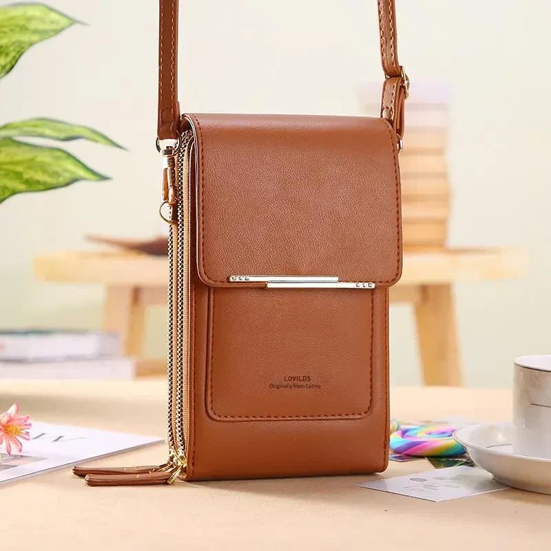 🔥Final 3 Hours: 60% OFF LOVILDS™2026 Trendy Minimalist Elegant Women's Touchscreen Crossbody Phone Wallet