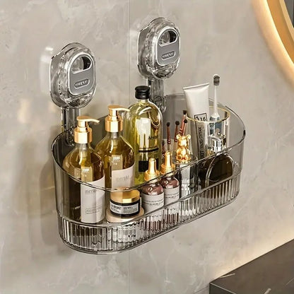 No-Drill Bathroom Suction Storage Box – Large Capacity & Strong Load-Bearing🎁