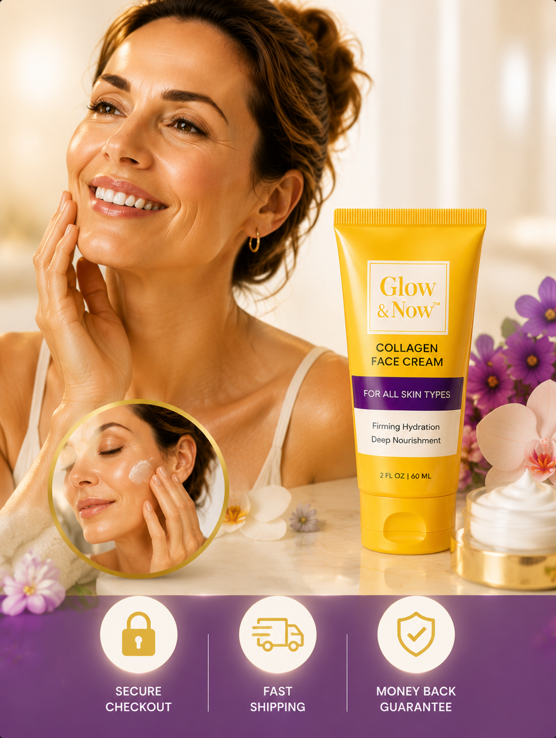 ✨ GLOW & NOW™ COLLAGEN FACE CREAM