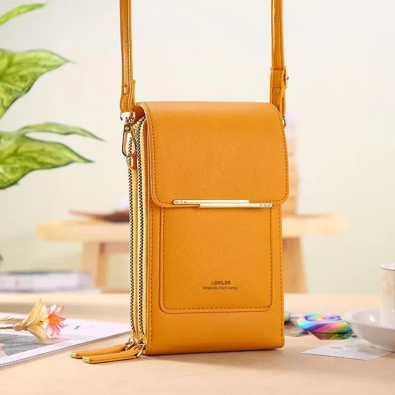 🔥Final 3 Hours: 60% OFF LOVILDS™2026 Trendy Minimalist Elegant Women's Touchscreen Crossbody Phone Wallet