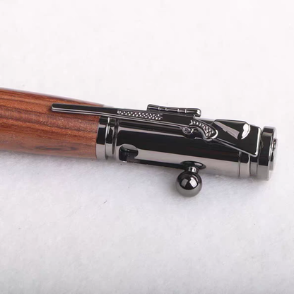 🖊 Bolt Action Wooden Bullet Pen | Crafted From Real Wood & Bullet Casing