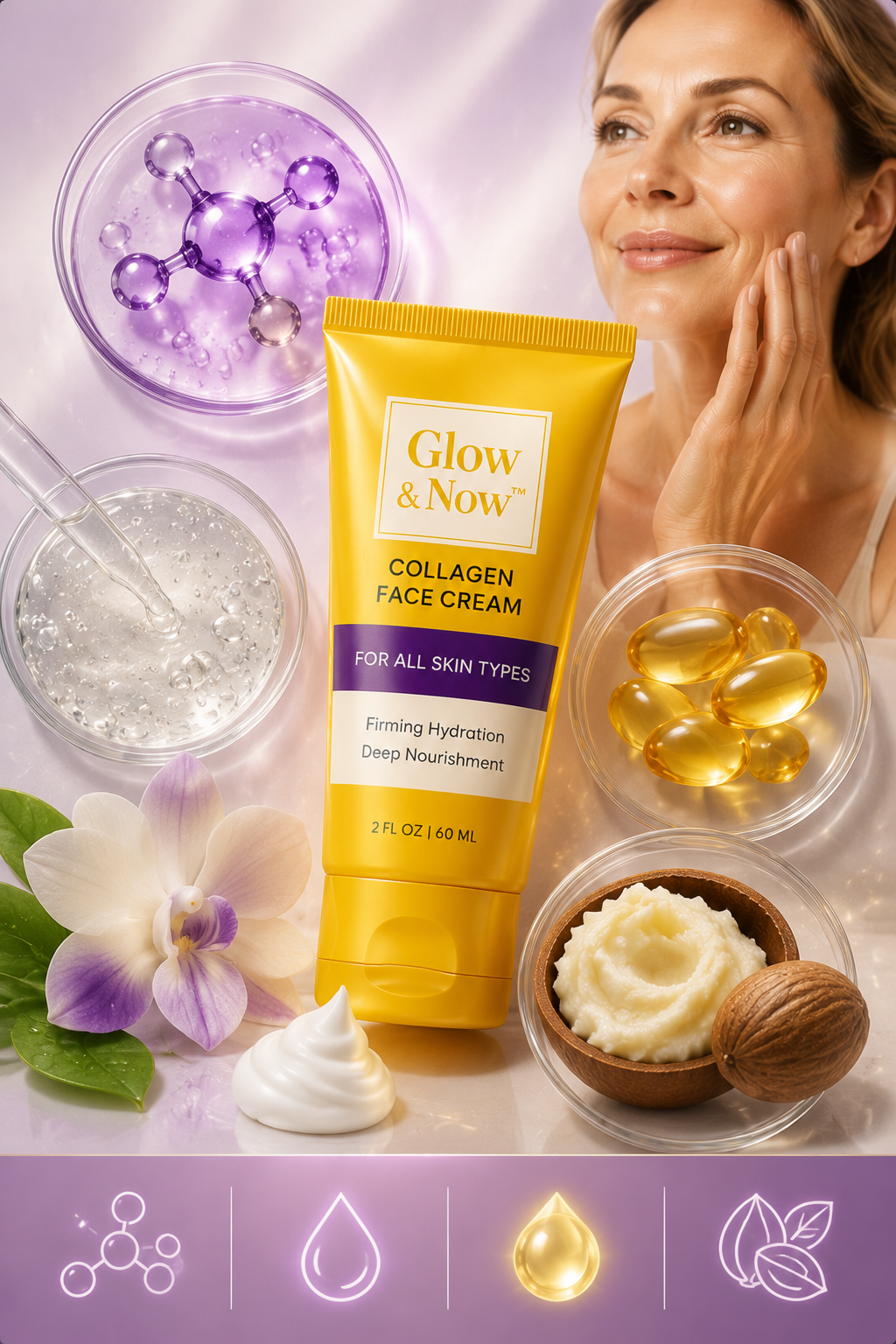 ✨ GLOW & NOW™ COLLAGEN FACE CREAM