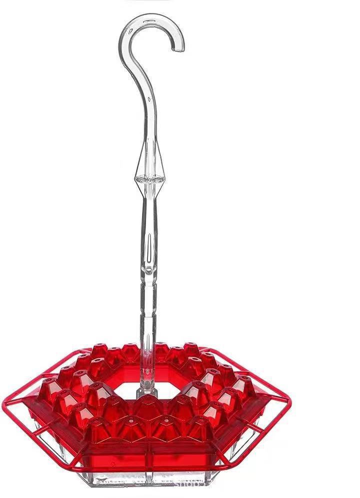 Ant-Proof Hummingbird Feeder | Outdoor Hanging – Bee-Resistant Hex Design