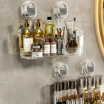 No-Drill Bathroom Suction Storage Box – Large Capacity & Strong Load-Bearing🎁