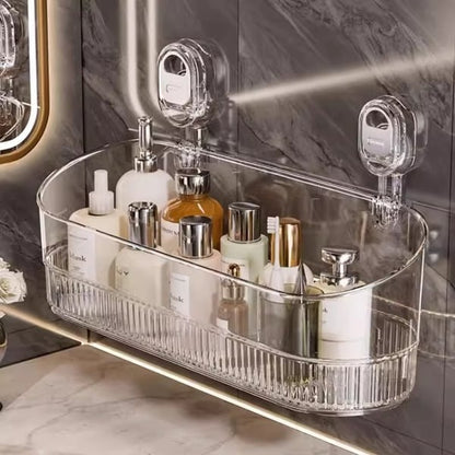 No-Drill Bathroom Suction Storage Box – Large Capacity & Strong Load-Bearing🎁