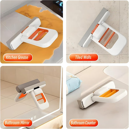 🔥LAST DAY SALE 49% OFF - 2026 New Mini Foldable Desktop Mop - Durable Hands-Free Lazy Mop