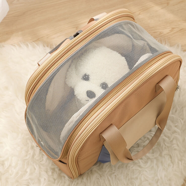 3-in-1 Expandable Dog Travel Carrier – Airline-Approved Pet Bag with Breathable Mesh
