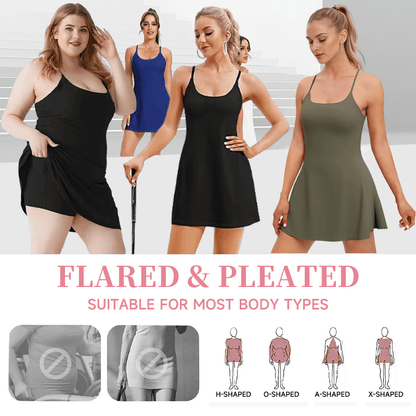 Athletic Dress with Unique Built-in Shorts