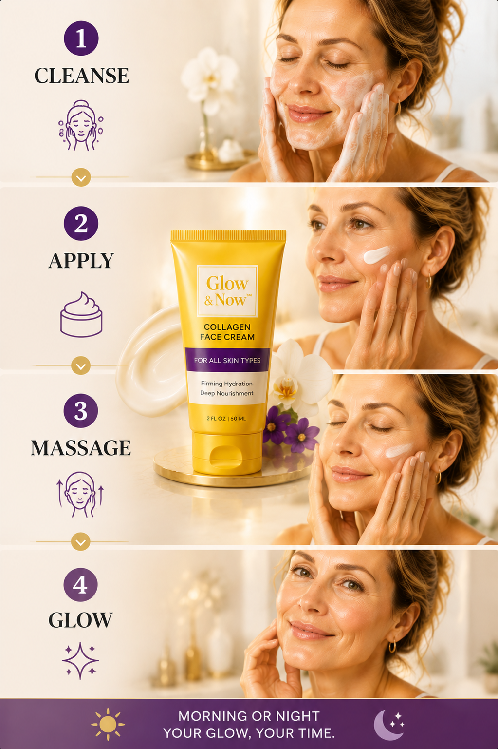 ✨ GLOW & NOW™ COLLAGEN FACE CREAM