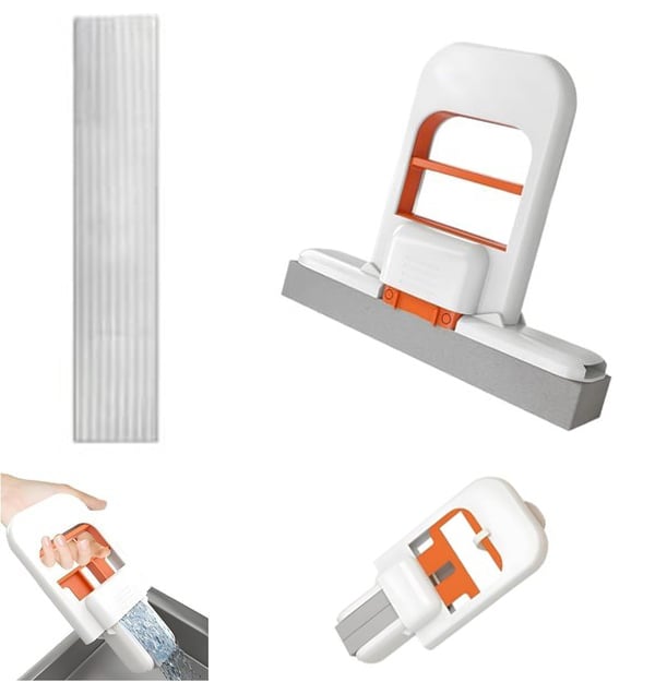 🔥LAST DAY SALE 49% OFF - 2026 New Mini Foldable Desktop Mop - Durable Hands-Free Lazy Mop