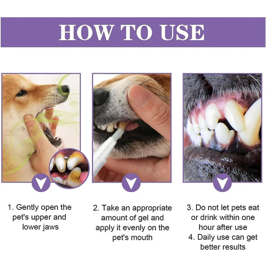 Dog Oral Care Gel | Gentle Daily Breath Freshener & Gum Support