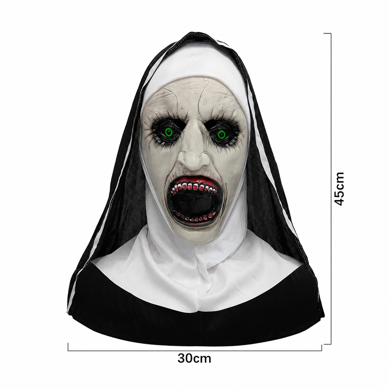 The nun's mouthpiece headgear