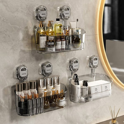 No-Drill Bathroom Suction Storage Box – Large Capacity & Strong Load-Bearing🎁