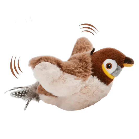 Flapping Bird Toy | Interactive Cat Toy – Catnip Chase Play